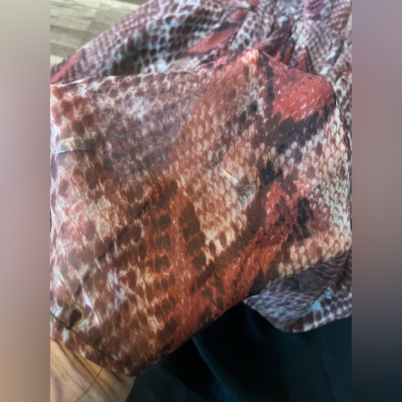 NWOT W118 by Walter Baker Daphine Dress Snake Print Red SZ XS - Picture 8 of 14